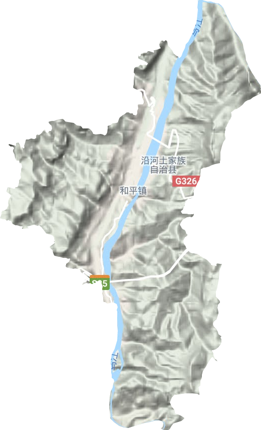 和平鎮地形圖