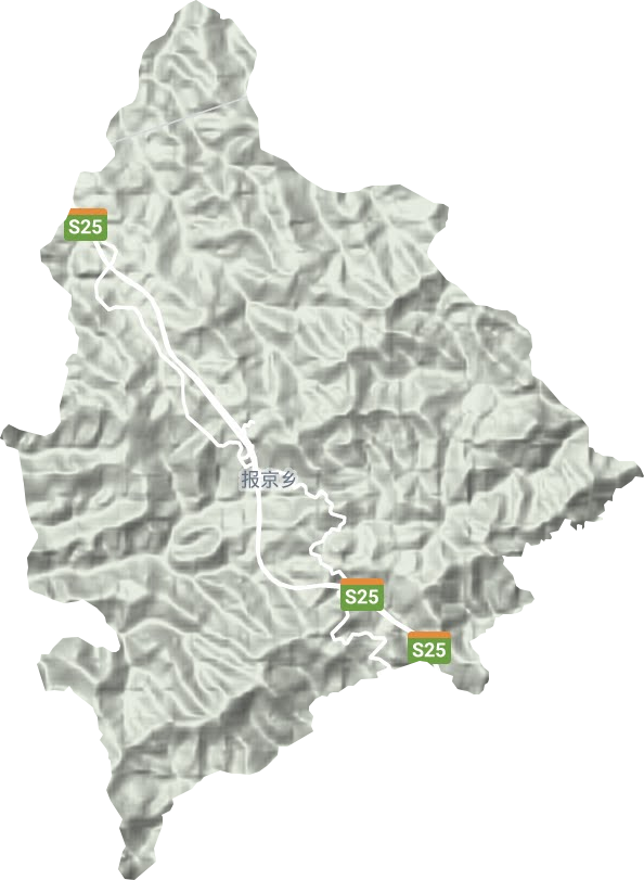 報京鄉地形圖