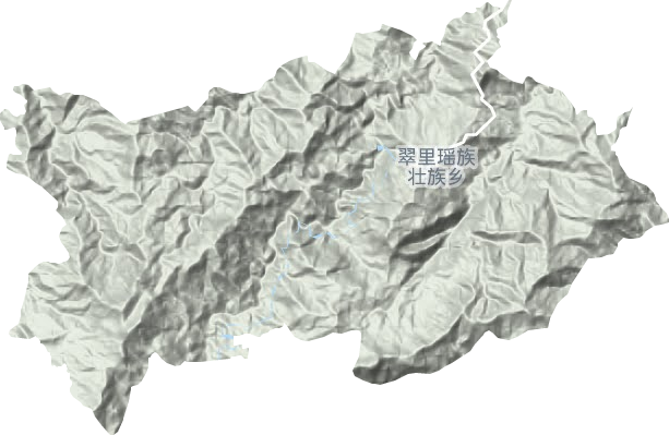 翠里鄉地形圖