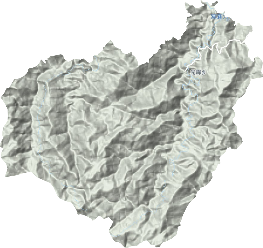 光輝鄉地形圖