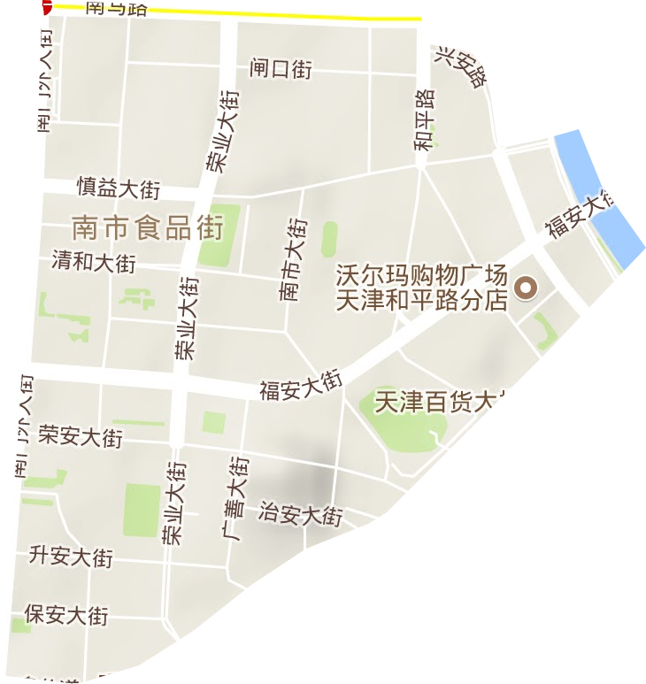 南市街道地形圖