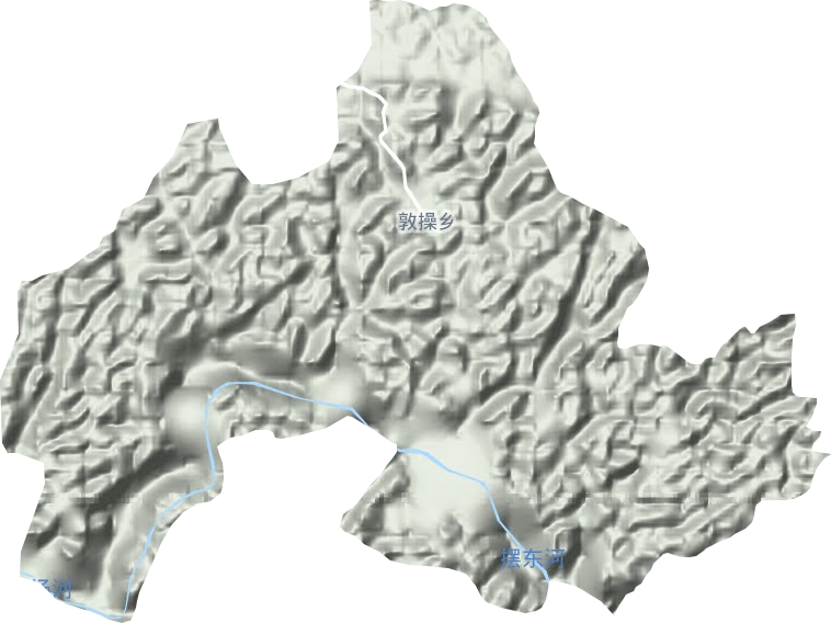 敦操鄉地形圖