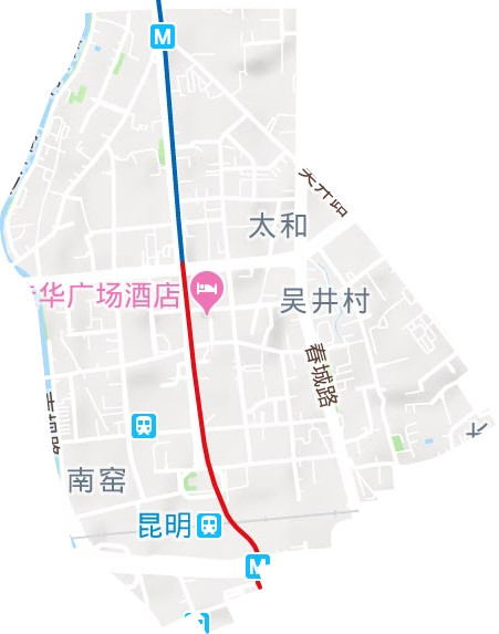 太和街道地形圖