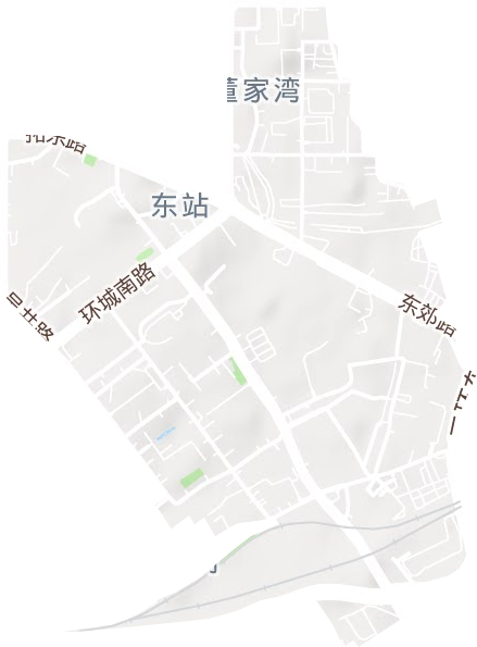 吳井街道地形圖