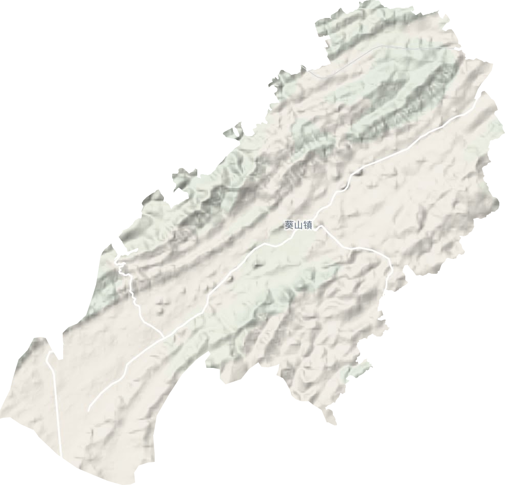 葵山鎮地形圖