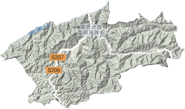 高良鄉地形圖