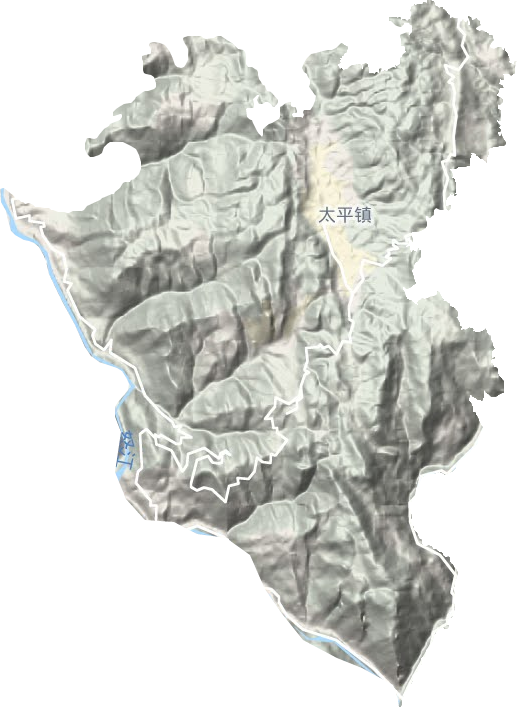 太平鎮地形圖