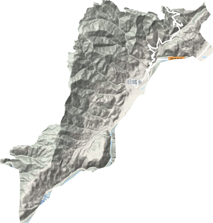 舊城鄉地形圖