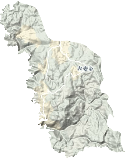 老麥鄉(xiāng)地形圖