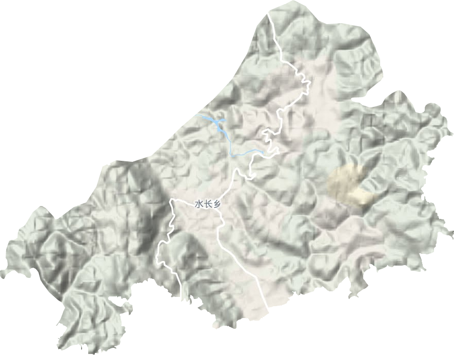 水長鄉地形圖