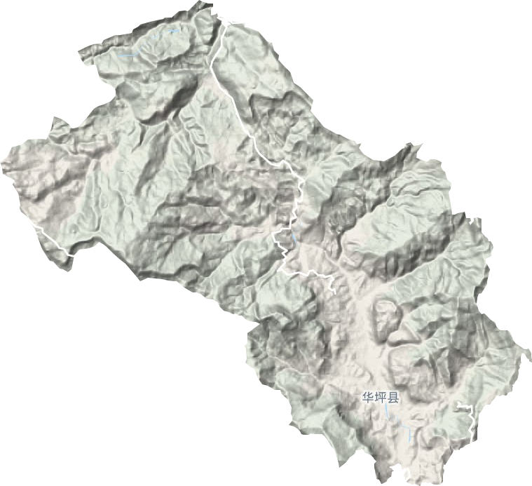 中心鎮地形圖