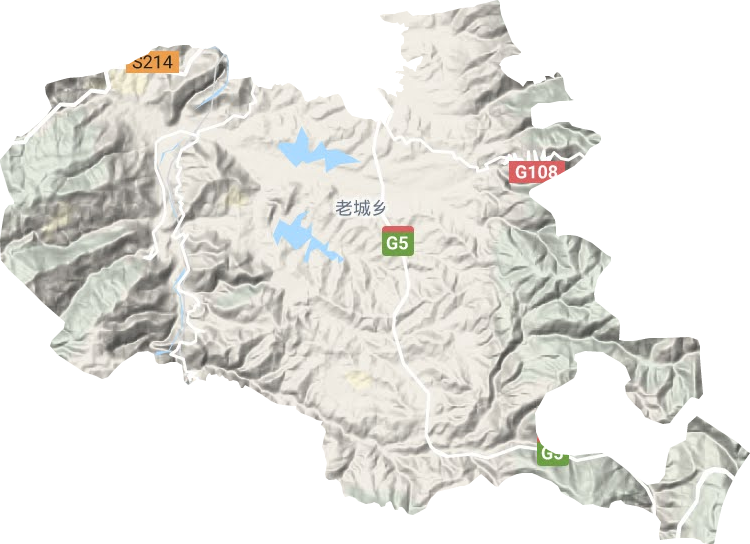 老城鄉地形圖