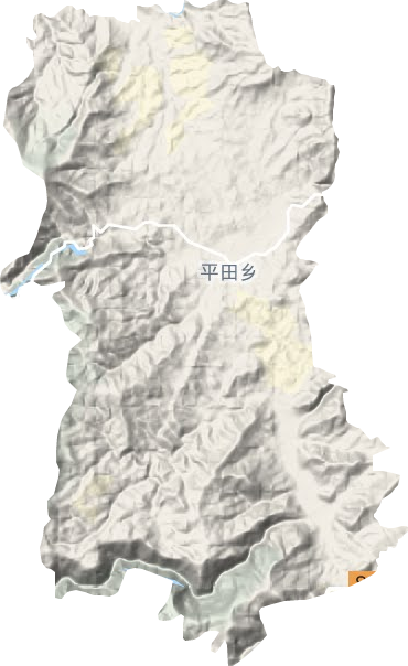 平田鄉地形圖