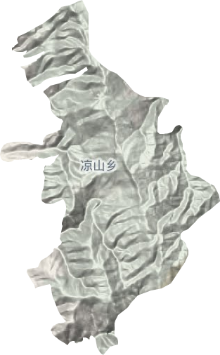 涼山鄉(xiāng)地形圖