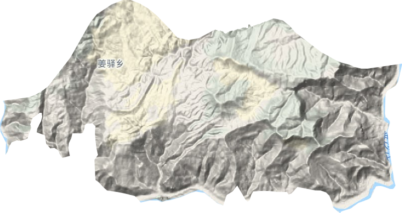 姜驛鄉(xiāng)地形圖