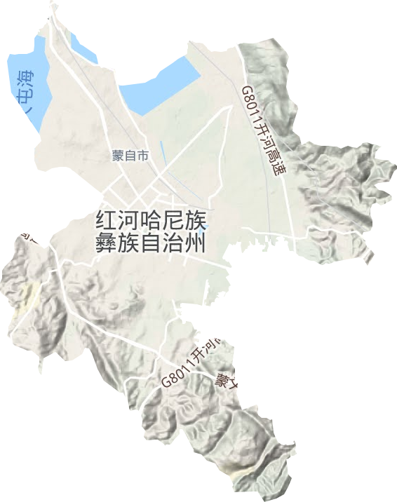 文瀾鎮地形圖