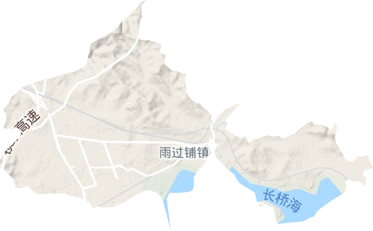 雨過鋪鎮(zhèn)地形圖