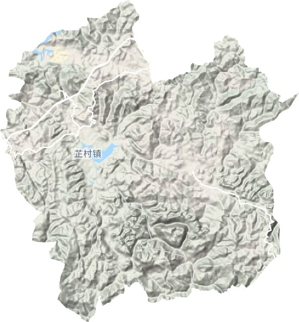 芷村鎮地形圖