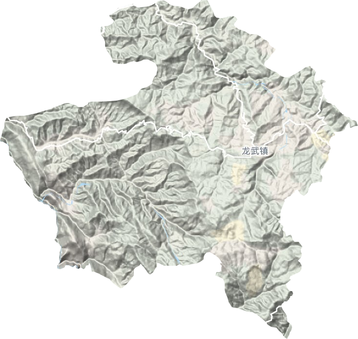 龍武鎮地形圖