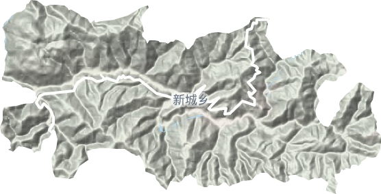 新城鄉地形圖