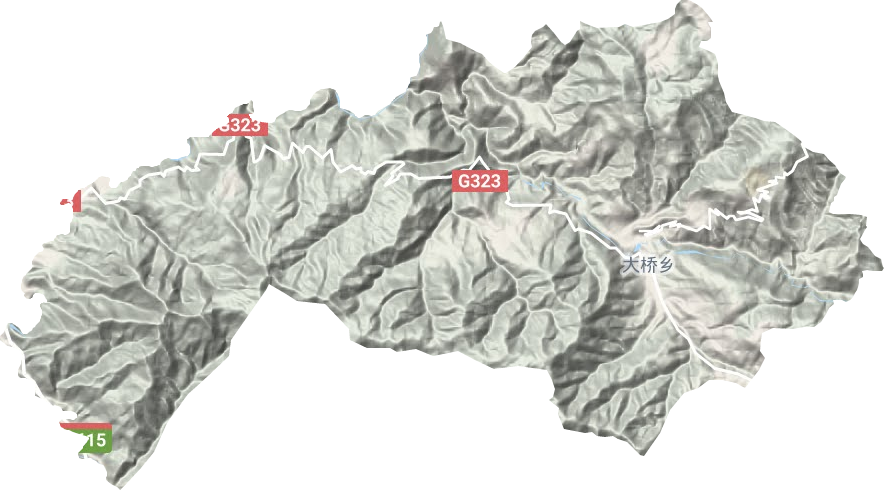 大橋鄉地形圖