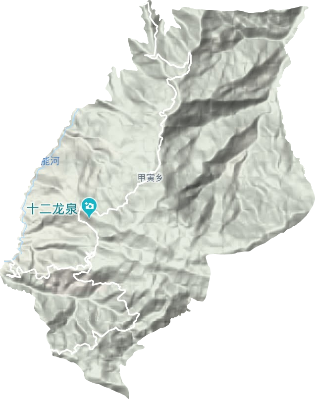 甲寅鄉地形圖