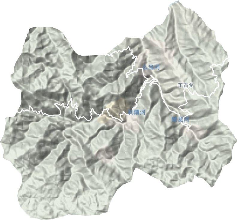 車古鄉地形圖