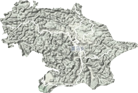 董馬鄉(xiāng)地形圖