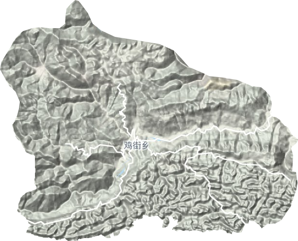 雞街鄉地形圖