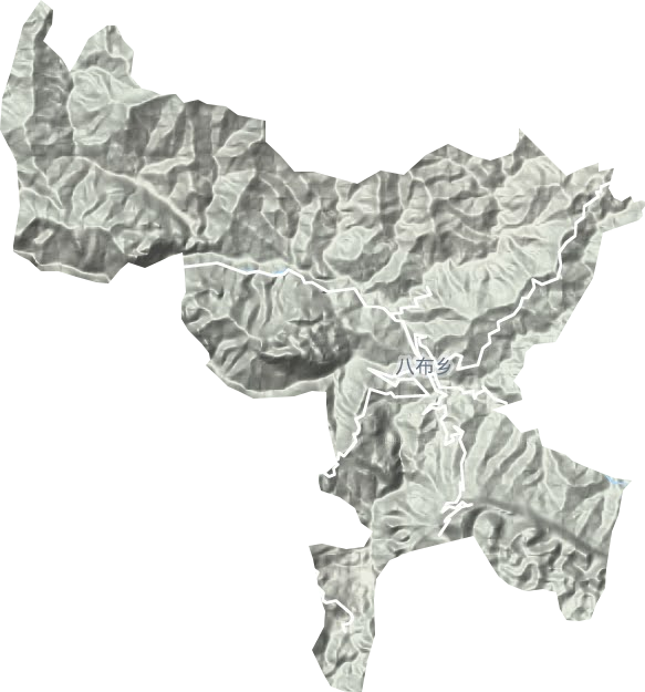 八布鄉地形圖