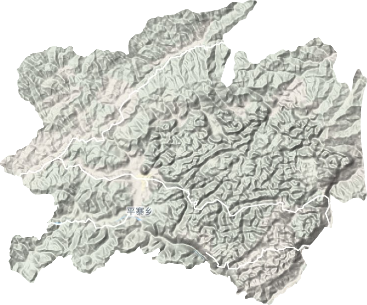 平寨鄉(xiāng)地形圖
