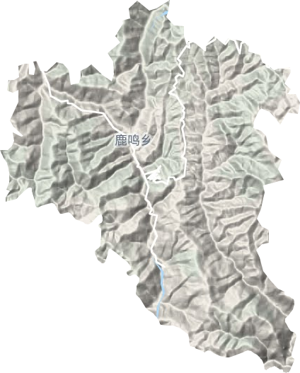 鹿鳴鄉地形圖
