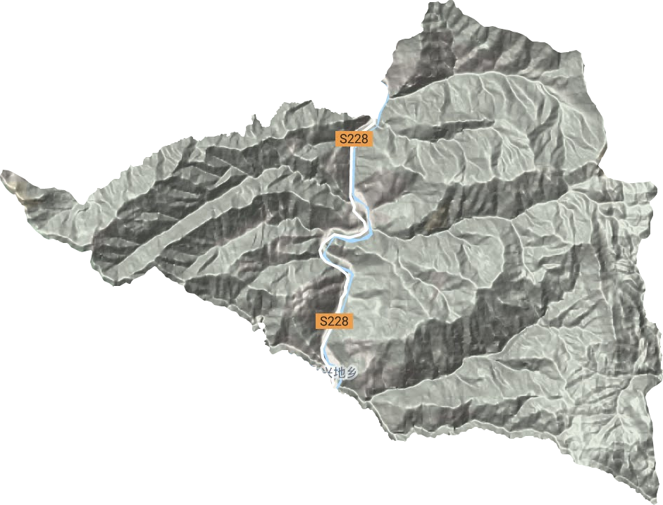 大興地鎮地形圖