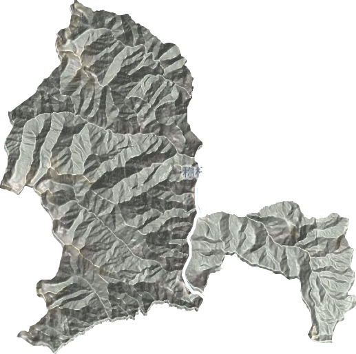 稱桿鄉地形圖