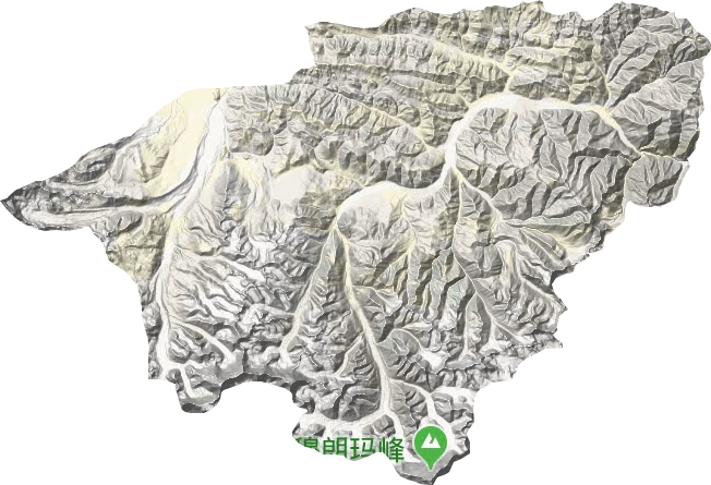 扎西宗鄉地形圖