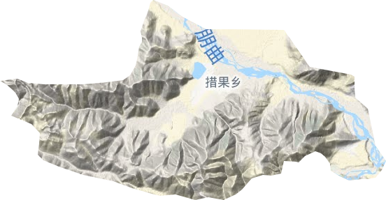 措果鄉地形圖