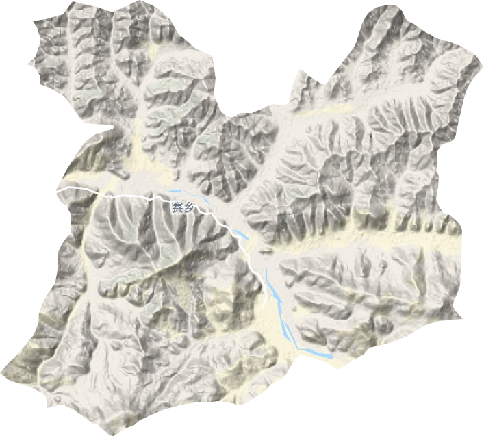 賽鄉(xiāng)地形圖