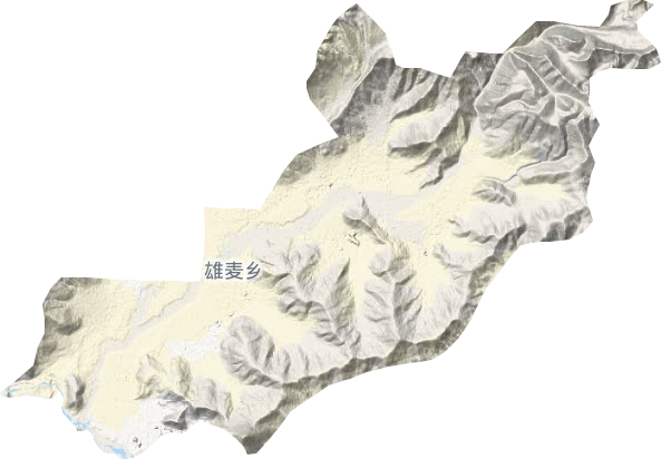 雄麥鄉地形圖