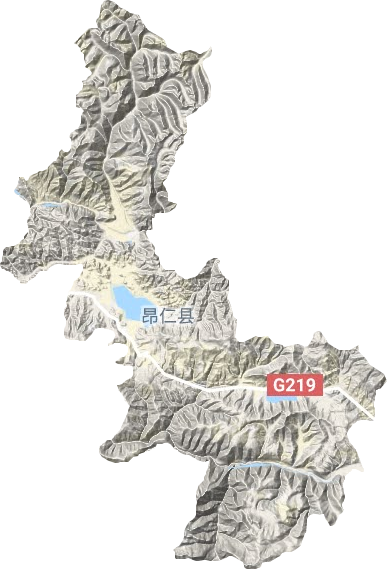 卡嘎鎮(zhèn)地形圖