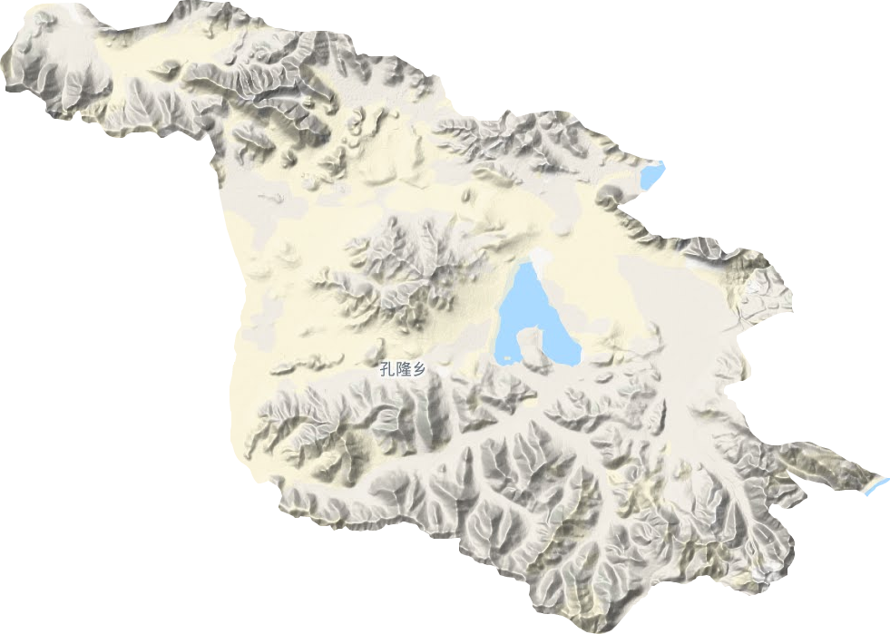 孔隆鄉地形圖