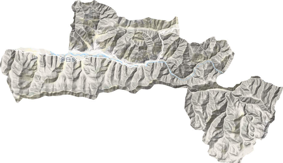 多白鄉地形圖