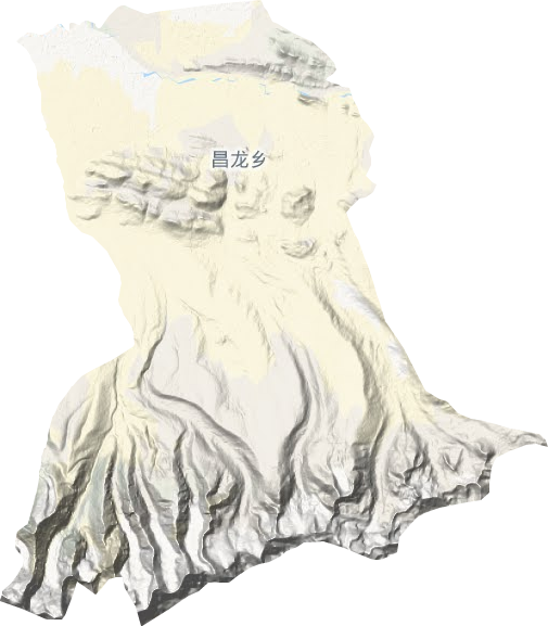 昌龍鄉(xiāng)地形圖