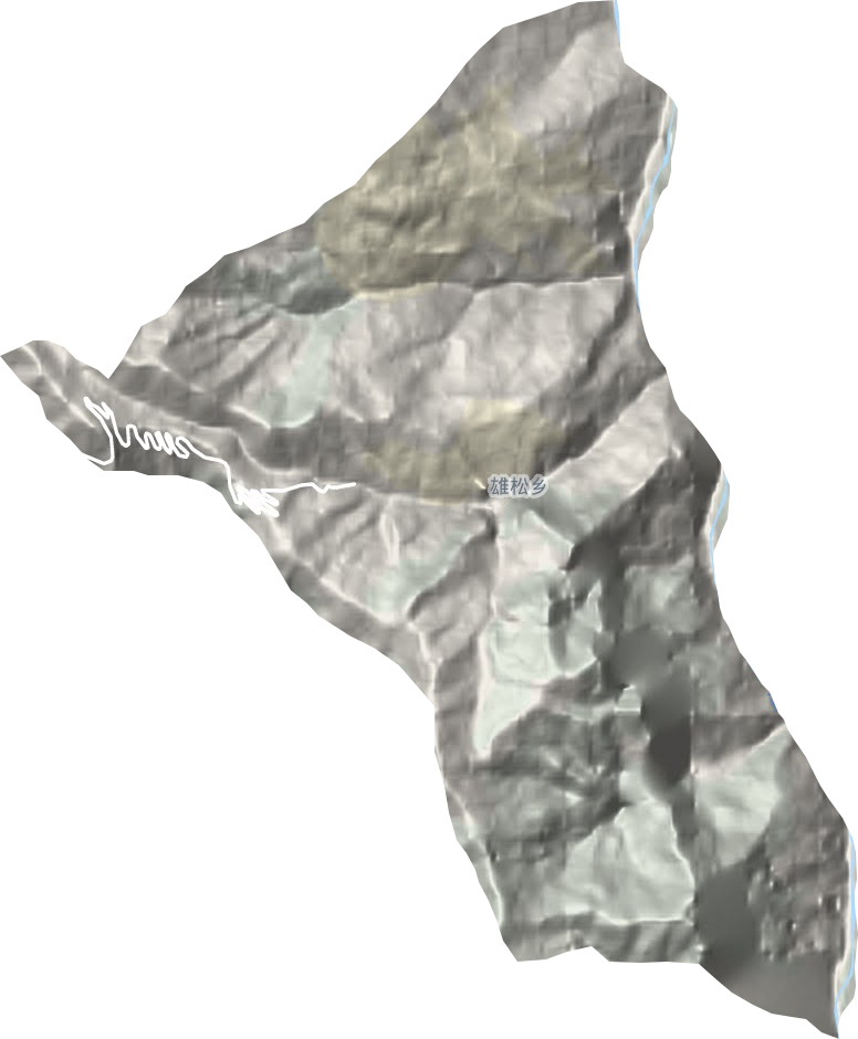 雄松鄉地形圖