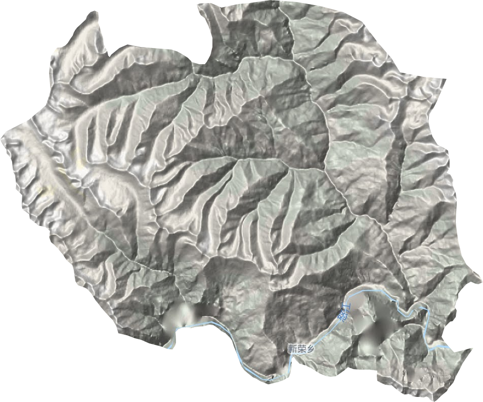 新榮鄉地形圖