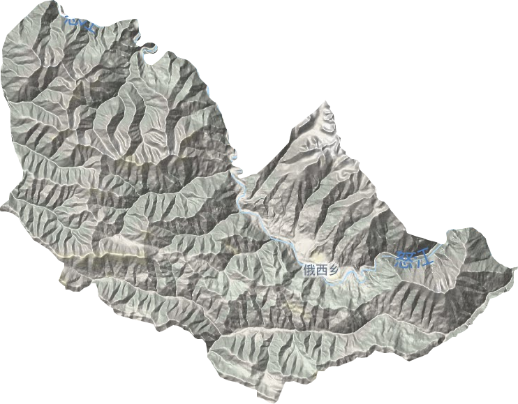 俄西鄉地形圖