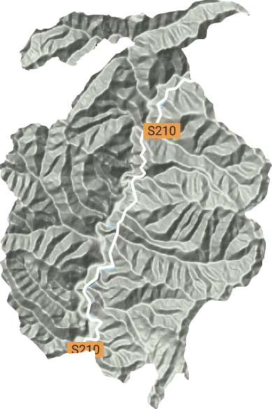 王家堎鎮地形圖
