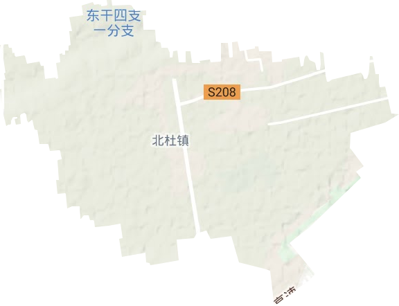 北杜鎮地形圖