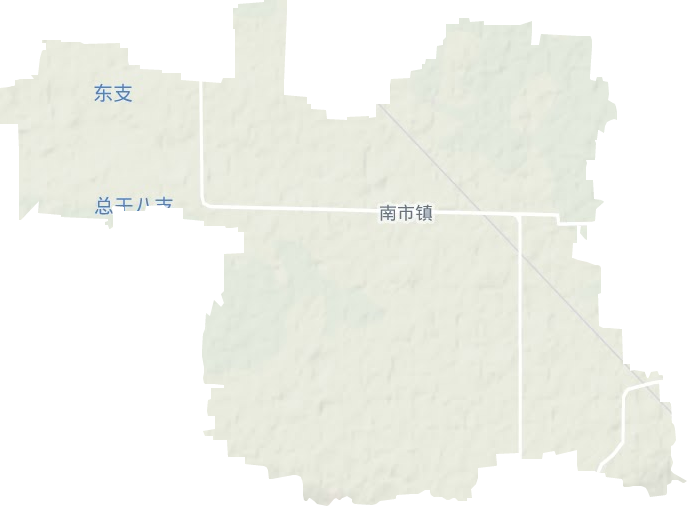南市鎮地形圖