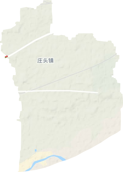 莊頭鎮地形圖