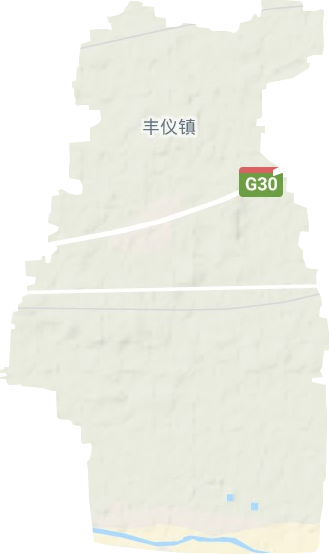 豐儀鎮地形圖